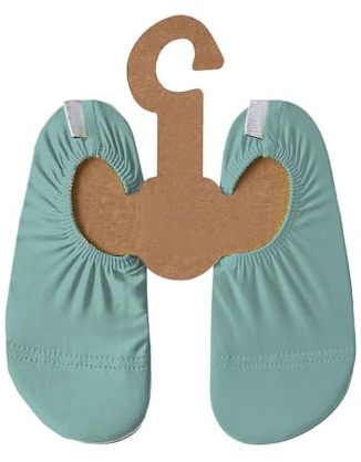 Slipstop Unisex Strandschuhe Aquaschuhe Schwimmschuhe Hausschuhe Mint Blue für Strand Pool Surf Yoga Übung Fitness, rutschfest in Größe 37-38