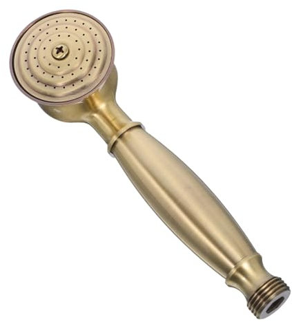 ABOOFAN Cabezal de Ducha Vintage de Cobre Cepillado Rociador de Alta Presión de Mano Diseño Elegante para Baño y Mascotas Accesorios de Ducha para Personas Mayores