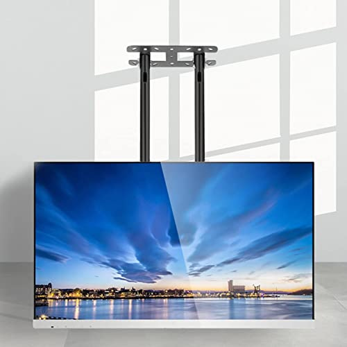 LWJSOCP Supporto per TV - Supporto per TV da soffitto con inclinazione Regolabile, Adatto per TV a Schermo Piatto CD da 60-100 Pollici e TV Curve con carico di 100 kg/220 libbre, Nero