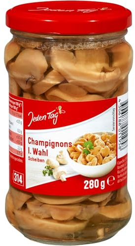 usy Bundle für Jeden Tag Champignons I. Wahl Scheiben (314ml Glas) + usy Block