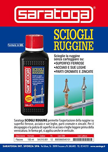 SARATOGA SCIOGLI RUGGINE GEL NON COLA 150 ML