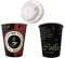 TRENDSKY 1000 Stück Kaffeebecher Coffee to go mit Deckel, Pappe beschichtet 200 ml, Becher für Kaffee/Tee, 200ml Hartpapier Einweg Pappbecher Coffeebecher 0,2l