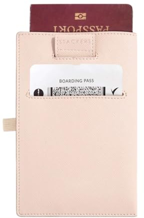 Stackers Passport Sleeve Blush Pink