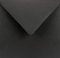 Netuno 25 quadratische Umschläge Schwarz 153 x 153 mm 115g Sirio Color Nero schwarze Briefumschläge quadratisch Papier-Briefumschläge edel Einladungsumschläge schön hochwertig black envelopes