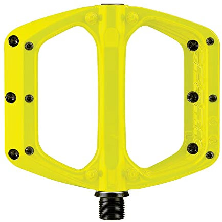 Spank Art: Uni Pedales Spoon Dc Yellow fahrradpedale, gelb, 100x105mm
