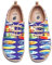 UIN Shark or Surfboard Damen Painted Slip On Schuhe Reiseschuhe Lässiger Fashional Sneaker Segelschuhe Canvas Mehrfarbig(42.5)