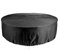 Tongyundacheng Bâche de Piscine Ronde Pliable, Tissu Oxford 420D, imperméable, Coupe-Vent, résistante aux UV, pour Piscine, Spa, Noir