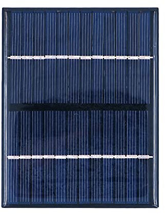 ZONADAH Mini panneau solaire 1,5 W 12 V - Chargeur de batterie - Bricolage à la maison, projets scolaires, camping, pêche, randonnée, jardin