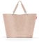 reisenthel shopper XL twist coffee – Geräumige Shopping Bag und edle Handtasche in einem – Aus wasserabweisendem Material