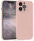 EAZY CASE - Silikonhülle für iPhone 13 Pro Hülle Silikon Case Altrosa weich stoßfeste Handyhülle iPhone 13 Pro Schutzhülle mit Kameraschutz Dünn Premium Schutz Cover TPU Phone Bumper in Pastell Rosa