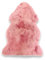 Premium Lammfell aus Merino 100 x 60 cm – Erhältlich in vielen Farben – Sehr pflegeleicht – Gemütlich und wärmend – Strapazierfähig – Lange Haltbarkeit (rosa)