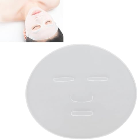Maschera Silicone Riutilizzabile Viso, Stampo Beauty Traspirante per Trattamenti Professionali Casa e Salone, Comfortevole