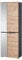 Garderobenschrank - Artisan Eiche Dekor - Graphitfarben - 65 x 197 cm - 1 Spiegeltür