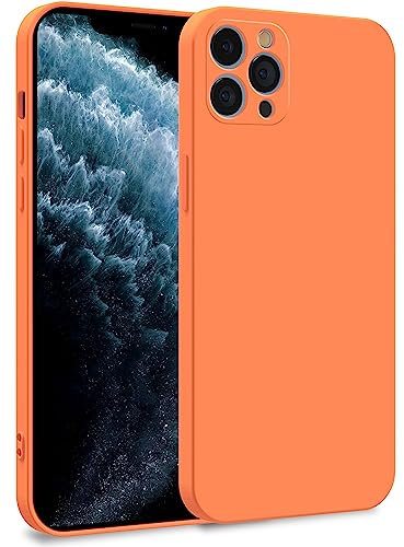 MyGadget Hülle kompatibel mit iPhone 11 Pro Max - Zweilagige Handyhülle mit Kameraschutz - Cover mit Innenfutter & Silikon außen - Orange