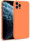 MyGadget Funda para iPhone 11 Pro MAX en Silicona TPU - Carcasa de Doble Capa - Case Resistente Antigolpes y Anti choques - Ultra Protectora Naranja