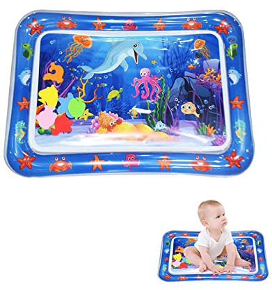 Colchoneta hinchable para bebés, colchoneta acuática para bebés, colchoneta de juegos para recién nacidos, colchoneta acuática sin BPA, juguete sensorial de regalo de 3 a 12 meses