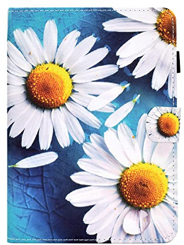 Bspring Hülle für Amazon Kindle 2022/2024 (11. Generation) 6 Zoll Smart Cover Etui mit Standfunktion und Auto Sleep/Wake Funktion,Sonne Blume