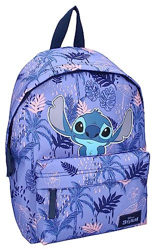 Mochila STITCH Your're My Fav de Disney Lilo & Stitch - Mochila para niños | Escuela | Guardería - Dimensiones 37 x 26 x 12 cm, violeta, talla unica