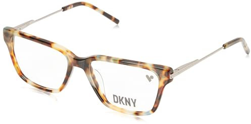 Dkny Unisex DK7012 Sunglasses, 244 Bone/Ink Tortoise, 53