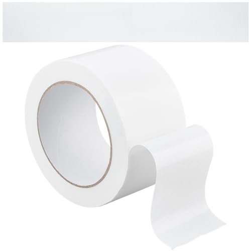GORGECRAFT 20m X 60mm Buchbinde-Reparaturband Weißes Gewebeband Selbstklebendes Klebeband Sicheres Tuch Bibliothek Buchnahtversiegelung Scharnier-Bastelband Für Gurtbandreparatur Tarnfarbe
