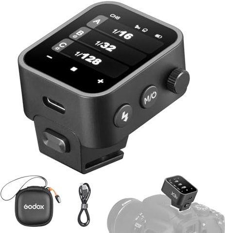 Godox X3-C Déclencheur de Flash pour Appareil Photo Canon, LCD Écran Touch 2.4G sans Fil Trigger Flash, Transmetteur Flash Compatible avec Caméra Canon Godox V1-C, V860III-C, MS300 etc