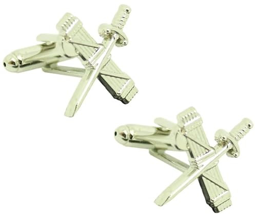 MasGemelos - Gemelos escudo Guardia Civil plateado Cufflinks