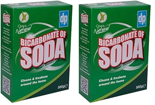 EMBO Clean & Natural Bicarbonate Soda Powder 500g Bag (Pack of 2)