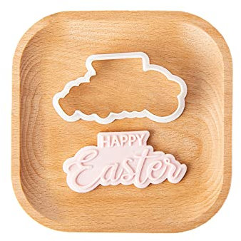 Geprägte Oster-Keksform mit Hasenei-Motiv, Backwerkzeug, Keksform, Prägeform für Ostern, Backwerkzeug, Oster-Keksform