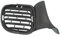 ZHINUAN Auto Vorne Rechts Unteren Stoßfänger Grill Grille Molding Abdeckung Fit for Dodge Challenger Nebel Licht Lünette 2015-2018 68259762AA Kühlergrill für Nebelscheinwerfer