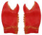 Hsthe Sea Handschuhe, Kostüm-Requisiten, simulierte Krallenhandschuhe, rote Halloween-Handschuhe, Neuheits-Klauenhandschuhe, lustige Halloween-Handschuhe, Latex-Krabbenkrallen-Kostümhandschuhe