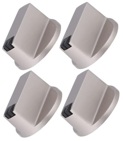 OKUMEYR 4 Manopole Metallo Fornelli Gas Incasso Ricambio Piani Cottura Accessori Parti Cucina