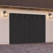 Tenda magnetica isolata termica, per porta del garage, fredda e impermeabile, antivento e calda, Oxford Cloth, copertura isolante per lo schermo della porta (nero, 490 x 215 cm)