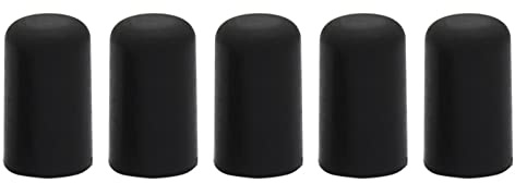Cello Endpin Gummispitze, Cello Rock Stop Cello Stopper 5 Stück Gummispitze für Cello Endpin Tragbare schwarze Cello End Pin Stopper Celloschutz Cellozubehör Musikinstrumente
