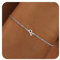 RMMD Silber Armband für Damen, Silber Initiale Armband mit Buchstaben R Armband Armbänder Damen Mädchen Silber Schmuck Damen Silber Armband Geschenk für Frauen Freundin Teenager Mädchen