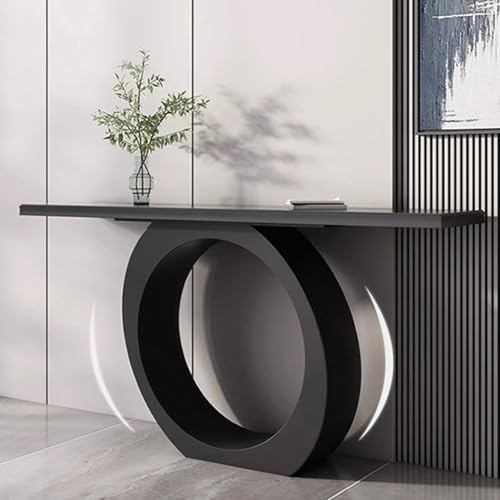 ZARUX Console Style Moderne Pieds Courbés Bout de Canapé Polyvalente Table de Salon Vintage Table d’appoint Console d'entrée Meuble Style Industriel(120cm/47.2in)