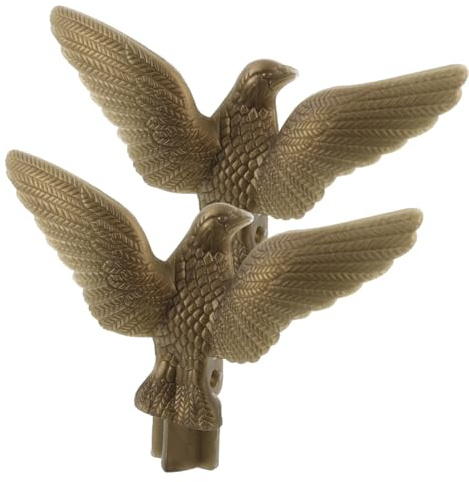 GALPADA Fahnenmastadlerkopf 2 Stück Fahnenpol-Top-Ornament Aus Robustem Material 11.00 X 6.50 X 1.90 cm Für Gartenflagge Outdoor Party Deko Einfacher Ersatz Für Fahnenmastspitzen
