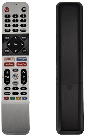 IOOIQQ Telecomando di ricambio a infrarossi per TV METZ Miia 539C-268908-W070.MB50NX03.MB55NX03.32MTC600000Z