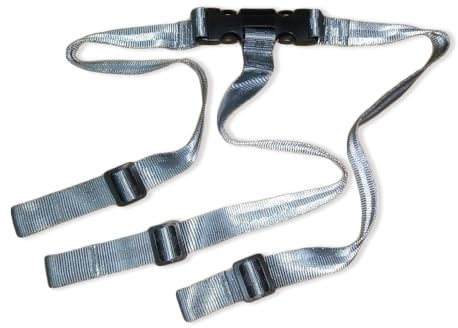 3 Puntos Arnés para Silla Alta, Cinturón Seguridad Tipo de 3 Puntos Bebé Arnés Correa Universal Ajustable para Niños y Niños Compatibles con IKEA ANTILOP Trona Seguridad Cochecito Bebe