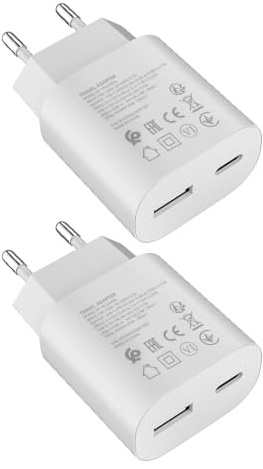 25W USB C Caricabatterie veloce,Adattatore,Alimentazione,Per:Samsung Galaxy | Samsung Galaxy：S25/S24/S23/S22/S21/S20/S10/S10+/S10e/S9/S9+/S8/S8+/A56/A55/A54/A53/A52 /A51/A36/A35/A34/A16/A15/Alimentazione