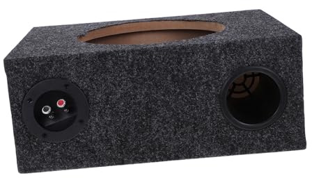 COMPUKAS Auto Subwoofer Gehäuse 10 Zoll Slim Holz Abs Zinklegierung Für Fahrzeug Subwoofersystem Klangverbesserung Bassbox LKW Audio