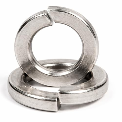 Rondelle rettangolari a molla M6 (6 mm) A4 in acciaio inox di grado marino DIN127B, antivibrazioni, A02D/1