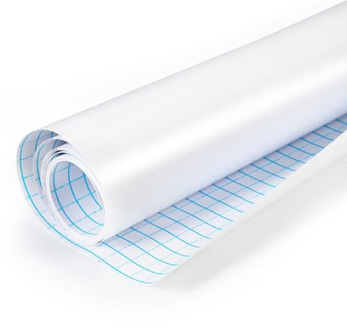 BESTOOL Whiteboard Paper Sticker Roll 43 x 300cm, DIY Self-Adhesive Dry Erase Paper Film Chalkboard Wallpaper for Home Office School Memo