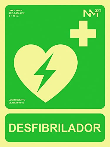 Signal rd14112 Defibrillator 22,4 x 30 cm Klasse B PVC hochwertige 0,7 mm Evakuierung StVZO zugelassen