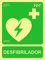 Signal rd14112 Defibrillator 22,4 x 30 cm Klasse B PVC hochwertige 0,7 mm Evakuierung StVZO zugelassen