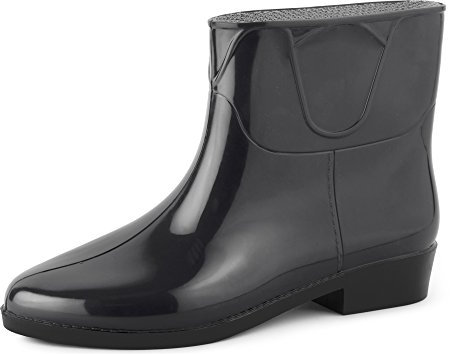 Ladeheid Stivali in Gomma Donna LAZT201801 (Nero/Nero, 37 EU)