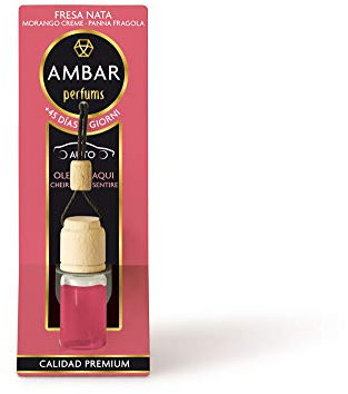 Ambientador para coche aroma Fresa Nata