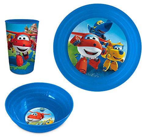 Super Wings Frühstücksset 3-teilig [Kunststoff]