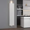 ELEGANT Design Paneelheizkörper Röhren 1600 x 354 mm Weiß Doppellagig Badheizkörper Mittelanschluss Vertikal Röhren Heizkörper