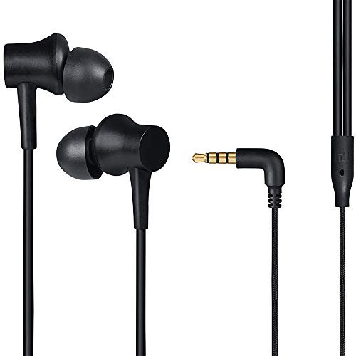 Xiaomi Mi Earphones Basic ZBW4441GL, Cuffie Classico con Cavo, Nero