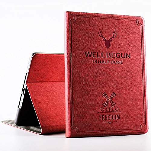 DuraSafe Slim Folio Smart Cover Case Deer Pattern Deer Wine iPad PRO 11 2018